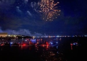 FIreworks Float Dewey Beach